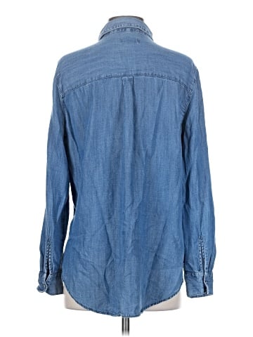 Ann Taylor LOFT Outlet Long Sleeve Button-Down Shirt (view 2)