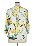 Cocomo Floral Yellow 3/4 Sleeve Blouse Size XL - photo 2