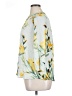 Cocomo Floral Yellow 3/4 Sleeve Blouse Size XL - photo 5
