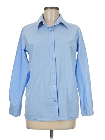 DAZY Long Sleeve Button-Down Shirt (view 1)