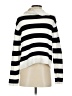 Moon & Madison 100% Cotton Stripes White Pullover Sweater Size S - photo 2