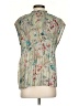 Chenault Green Short Sleeve Blouse Size S - photo 2