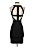 Bebe Solid Black Cocktail Dress Size XXS - photo 2