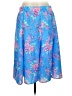 Unbranded Floral Blue Casual Skirt Size XS (estimated) - photo 1