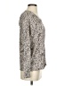 Lands' End 100% Cotton Animal Print Ivory Long Sleeve Blouse Size XS - photo 4