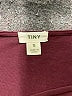 Tiny 100% Cotton Burgundy Long Sleeve Blouse Size S - photo 7