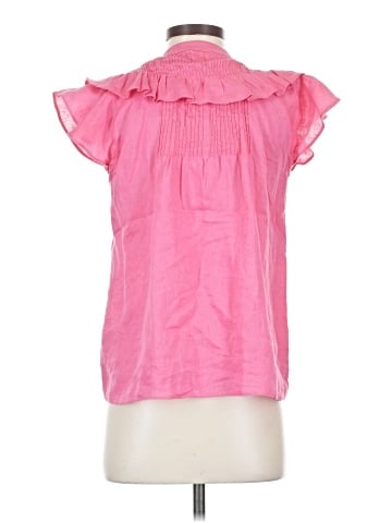 Elie Tahari Short Sleeve Blouse (view 2)