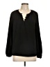 MICHAEL Michael Kors 100% Polyester Black Long Sleeve Blouse Size L - photo 1