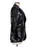 Linea Domani 100% Nylon Silver Black Blazer Size M - photo 4