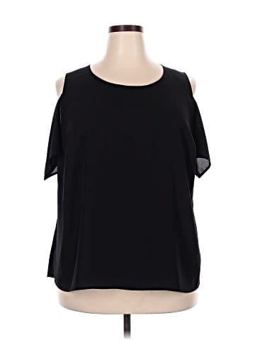 Kaari Blue Short Sleeve Blouse (view 1)