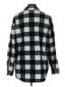 Eddie Bauer Checkered-gingham Black Poncho Size M - photo 2