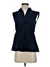 Converse One Star 100% Polyester Blue Sleeveless Blouse Size XS - photo 1