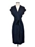Reiss Solid Blue Casual Dress Size 0 - photo 1
