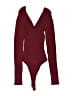 iris 100% Polyester Burgundy Bodysuit Size L - photo 2