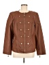 Dennis by Dennis Basso 100% Rayon Brown Jacket Size M - photo 1
