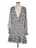 Veronica Beard 100% Viscose Floral White Cocktail Dress Size 8 - photo 1