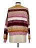 Sanctuary Stripes Burgundy Orange Pullover Sweater One size - photo 2