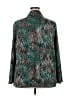 Southern Lady Green Long Sleeve Blouse Size 3X - photo 2