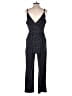 Kaileigh Black Blue Jumpsuit Size M - photo 2