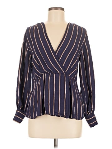 Topshop Long Sleeve Blouse (view 1)