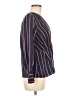 Topshop Blue Long Sleeve Blouse Size 6 - photo 4