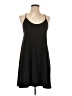 Venus Solid Black Casual Dress Size L - photo 1