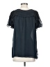 Max Studio 100% Polyester Blue Short Sleeve Blouse Size S - photo 2