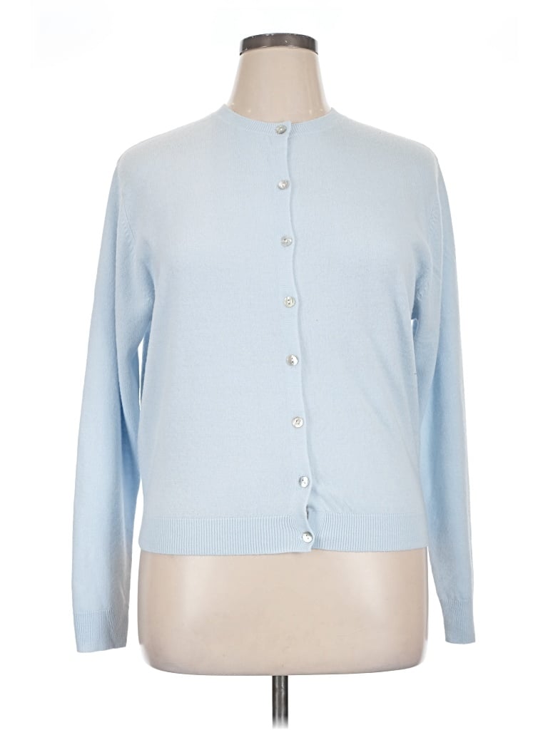 Pre-owned Carolyn Taylor Cardigan Sweater In Blue