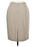 Chetta B 100% Polyester Solid Tan Formal Skirt Size 6 - photo 2