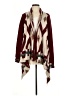 B Sharp Burgundy Cardigan Size M - photo 1
