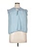 Pale Sky Blue Sleeveless Blouse Size XL - photo 1