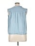 Pale Sky Blue Sleeveless Blouse Size XL - photo 2