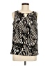 Dana Buchman 100% Polyester Black Sleeveless Blouse Size M - photo 1