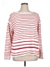Caslon Stripes Red Pullover Sweater Size 1X - photo 1