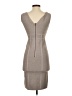BCBGMAXAZRIA Metallic Gray Cocktail Dress Size S - photo 2