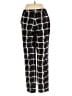 Topshop Plaid Black Casual Pants Size 2 - photo 2