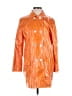 Randy Kemper 100% Silk Orange Raincoat Size P (petite) - photo 1