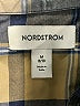 Nordstrom 100% Cotton Plaid Yellow Long Sleeve Button-Down Shirt Size 8 - 10 - photo 3