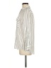 Blu Pepper 100% Rayon Ivory Long Sleeve Blouse Size M - photo 5