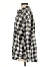 C'isa Plaid Gray Long Sleeve Button-Down Shirt Size M - photo 5