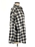 C'isa Plaid Gray Long Sleeve Button-Down Shirt Size M - photo 4