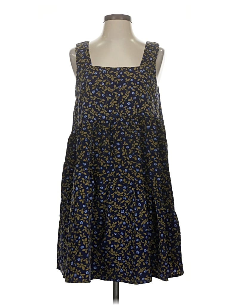 Moon River Casual Dress In Blue