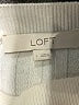 Ann Taylor LOFT Stripes Ivory Turtleneck Sweater Size L - photo 7