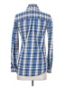 Madewell Plaid Blue Long Sleeve Button-Down Shirt Size XS - photo 2