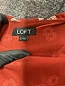 Ann Taylor LOFT 100% Viscose Hearts Burgundy Romper Size 6 - photo 4