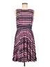 Donna Morgan Checkered-gingham Pink Cocktail Dress Size 6 - photo 1