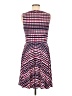 Donna Morgan Checkered-gingham Pink Cocktail Dress Size 6 - photo 2