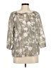 Fred David Silver 3/4 Sleeve Blouse Size M - photo 1