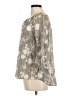 Fred David Silver 3/4 Sleeve Blouse Size M - photo 5