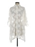La Blanca 100% Polyester Polka Dots Ivory Kimono Size 1 - photo 1